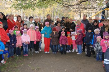 В Суворовском районе открылась новая детская площадка