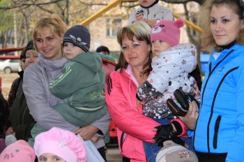 В Суворовском районе открылась новая детская площадка