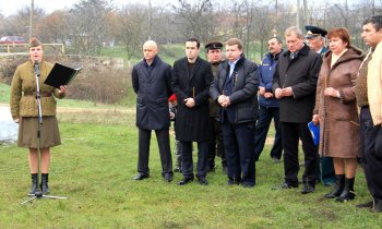 Церемония перезахоронения останков солдат Великой Отечественной