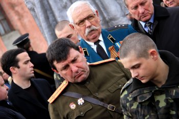 Церемония перезахоронения останков солдат Великой Отечественной