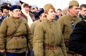 Церемония перезахоронения останков солдат Великой Отечественной