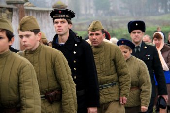Церемония перезахоронения останков солдат Великой Отечественной