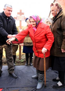 Церемония перезахоронения останков солдат Великой Отечественной