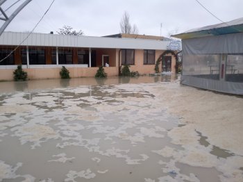 В Лузановке море вышло из берегов (фото)