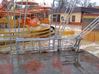 В Лузановке море вышло из берегов (фото)