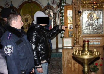 Задержан вор, который ограбил церковь