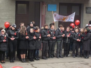 Одесситы помогали борьбе со СПИДом резонансным митингом