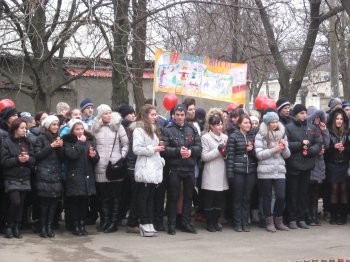 Одесситы помогали борьбе со СПИДом резонансным митингом