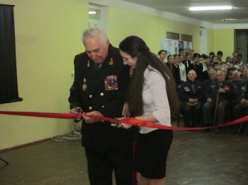 В одесской школе открылся очередной уголок боевой славы
