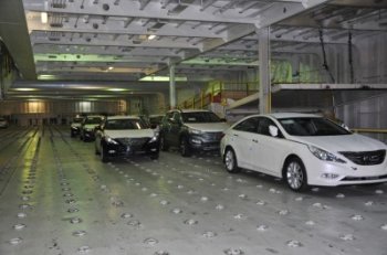 В Одесский порт зашел последний в этом году теплоход-автомобилевоз