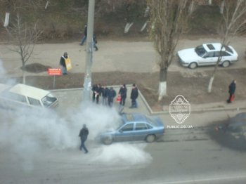 Сегодня на Вильямса горела машина