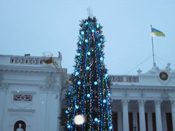 Главная елка города уже украшена