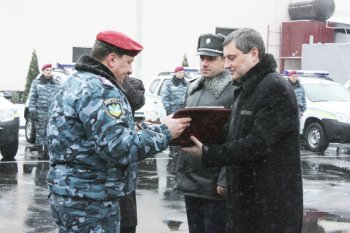 Одесский «Беркут» получил новые спецавтомобили (фото)