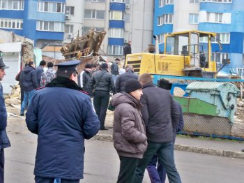 В Одессе снесли очередную автостоянку (фото)