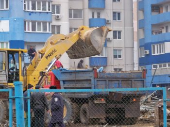 В Одессе снесли очередную автостоянку (фото)