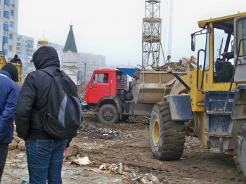 В Одессе снесли очередную автостоянку (фото)