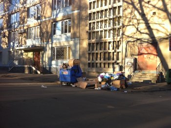 Одесса заваливается мусором