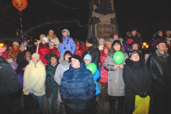 Новый год многие одесситы встретили на Думской