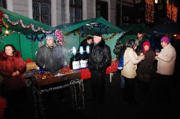 Новый год многие одесситы встретили на Думской