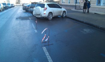 В Одессе процветают незаконные парковки (фото)