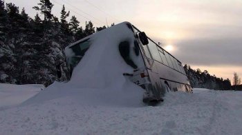 Автобус с измаильскими туристами застрял в Карпатах