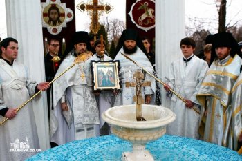 В праздник Богоявления одесситы молились вместе с владыкой Агафангелом