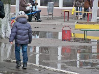 Очередной потоп на поселке Котовского