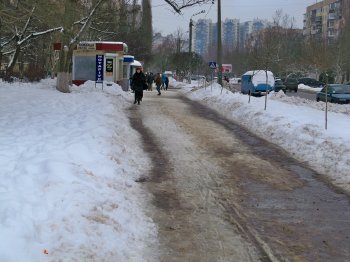 Дворникам, наконец, подсобила техника, некоторые трактора застряли в деревьях.