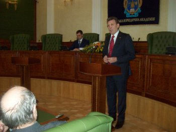 Министр МВД стал почетным доктором одесского вуза