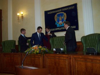 Министр МВД стал почетным доктором одесского вуза