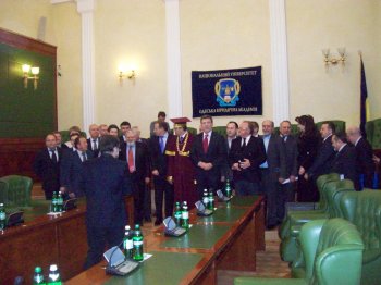 Министр МВД стал почетным доктором одесского вуза