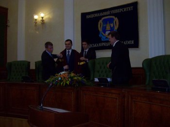 Министр МВД стал почетным доктором одесского вуза