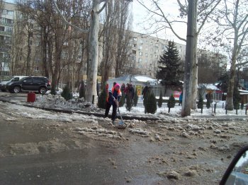 Снег под колеса