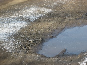 По дорогам юга Одесской области лучше ездить на тракторе, или танке (фото)