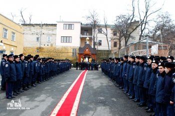 Митрополит Агафангел освятил часовню в честь святого Иоанна Воина при Госуниверситете внутренних дел