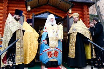 Митрополит Агафангел освятил часовню в честь святого Иоанна Воина при Госуниверситете внутренних дел