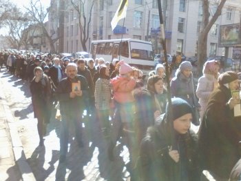 В Одессе прошел многотысячный Крестный ход, приуроченный к 400-летию Дома Романовых
