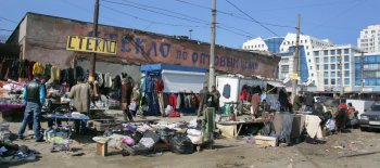 На Новощепном ряду парализовано движение (фото)