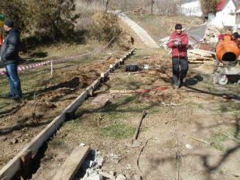 На одесском пляже застопорили незаконную стройку