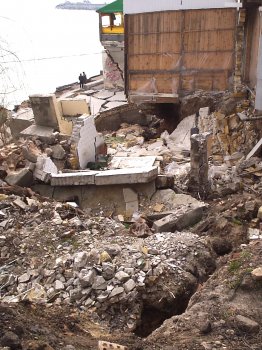 Пляжа в Черноморке больше не существует