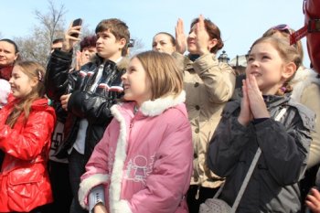 Фестиваль живых скульптур на Юморине-2013