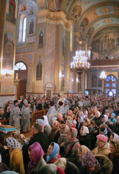 Главное богослужение в праздник Благовещенья прошло в Одесском кафедральном Свято-Успенском соборе (фото)