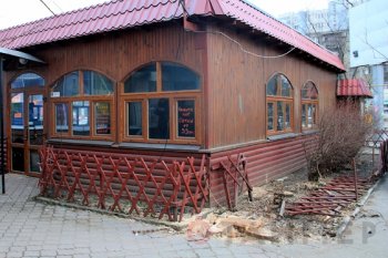 На пересечении Фонтанской дороги и улицы Чубаевской вовсю идет стройка