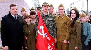 День освобождения отметили на поселке Большевик (фото)