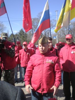 «Наша Победа»: Одесситы поприветствовали участников патриотического автопробега