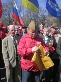«Наша Победа»: Одесситы поприветствовали участников патриотического автопробега