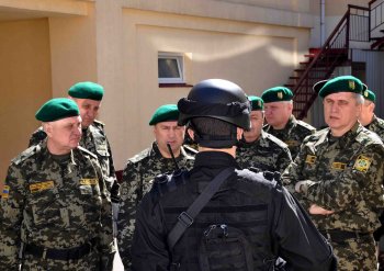 Глава пограничного ведомства Украины провел инспекцию Южного регионального управления Госпогранслужбы