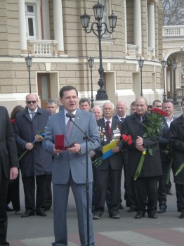 В Одессе  состоялась первая отправка «весенних» призывников