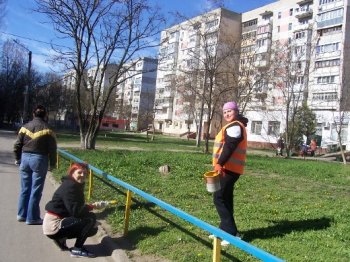 20 апреля субботник в Суворовском районе Одессы