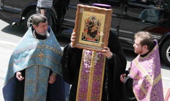 В Одессу прибыла Икона Божией матери «Всецарица»
